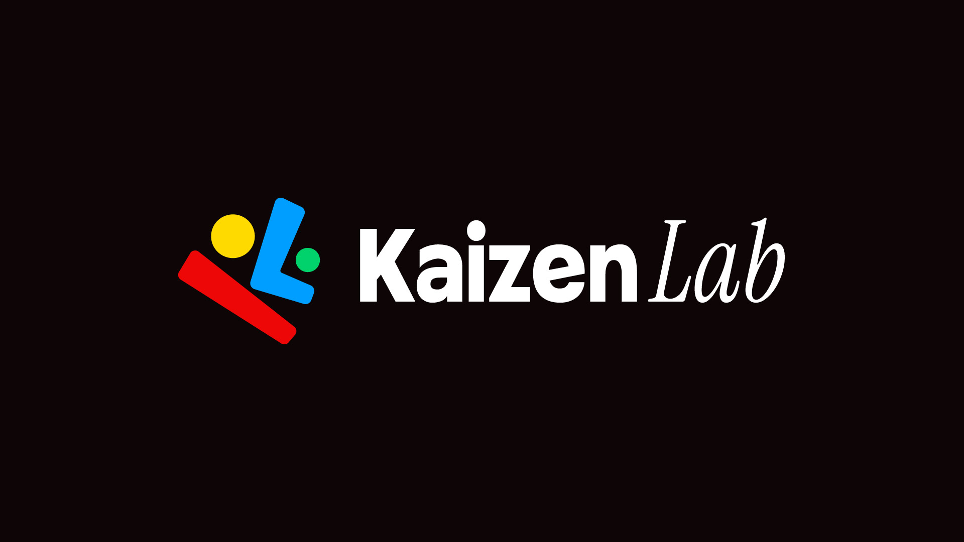 KaizenLab wordmark on black