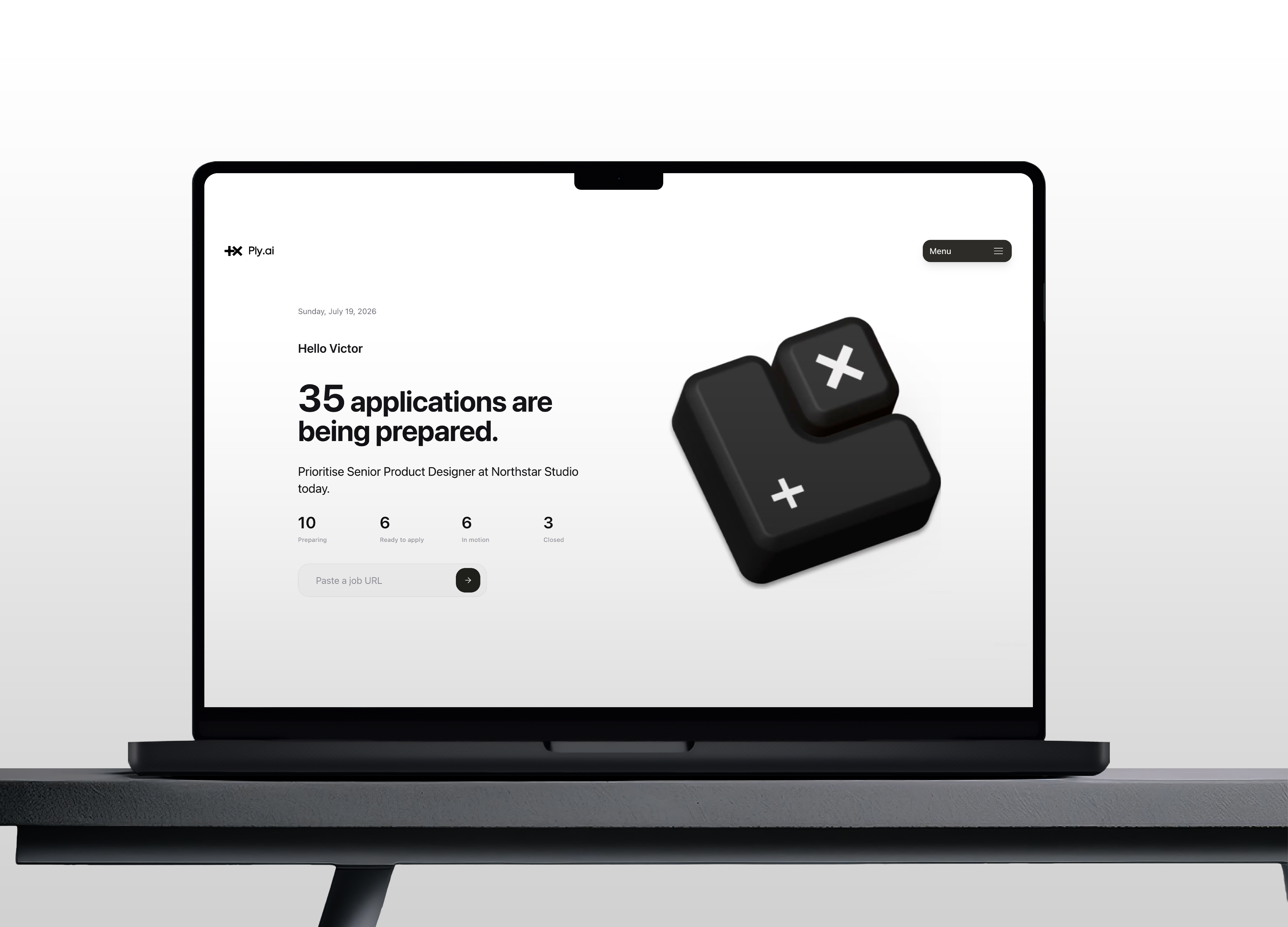 Ply.ai – Job Application Workspace